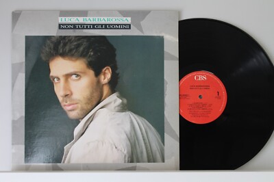 12'' LP  LUCA BARBAROSSA - Non Tutti Gli Uomini - OIS mit Texten - CBS Italy 1988