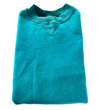 Russell Athletic Sweatshirt Adult Large Vintage USA Turquoise Blank