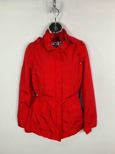WOMENS ZARA BASIC BRIGHT RED CASUAL 