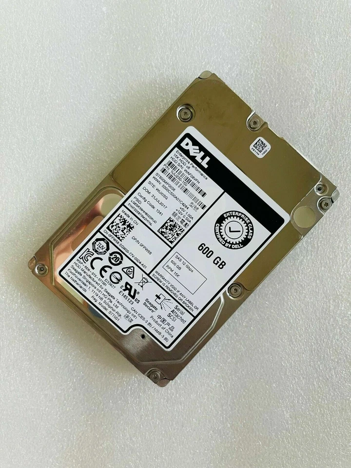 2.5" 600GB DELL 0FPW68 ST600MP0036 SAS 12 Gbps Hard Disk Drive SFF 15K RPM 512 - Image 4 of 4
