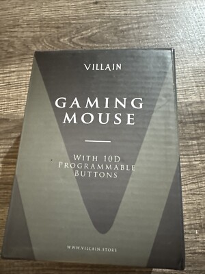 Villain Gaming Mouse With 10d Programmable Buttons 