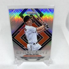 2022 Prizm Baseball Emergent Silver Prizm #E-7 Trey Mancini - Baltimore Orioles
