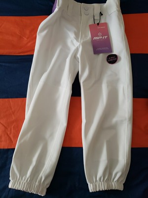 Rip-It Girl'S M 4-Way Stretch Softball Pant WHITE *
