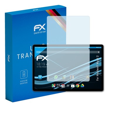 atFoliX 2x Displayschutzfolie für Headwolf Wpad 2 Schutzfolie klar Folie