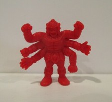 80's M.U.S.C.L.E. Men Kinnikuman Red Color 2" Ashuraman C Figure #129 Mattel
