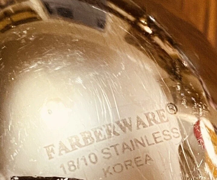 "Horquillas de 4 ensaladas Farberware junto al mar brillantes 18/10 crestas de acero inoxidable 6 3/4""" Foto 4 de 4