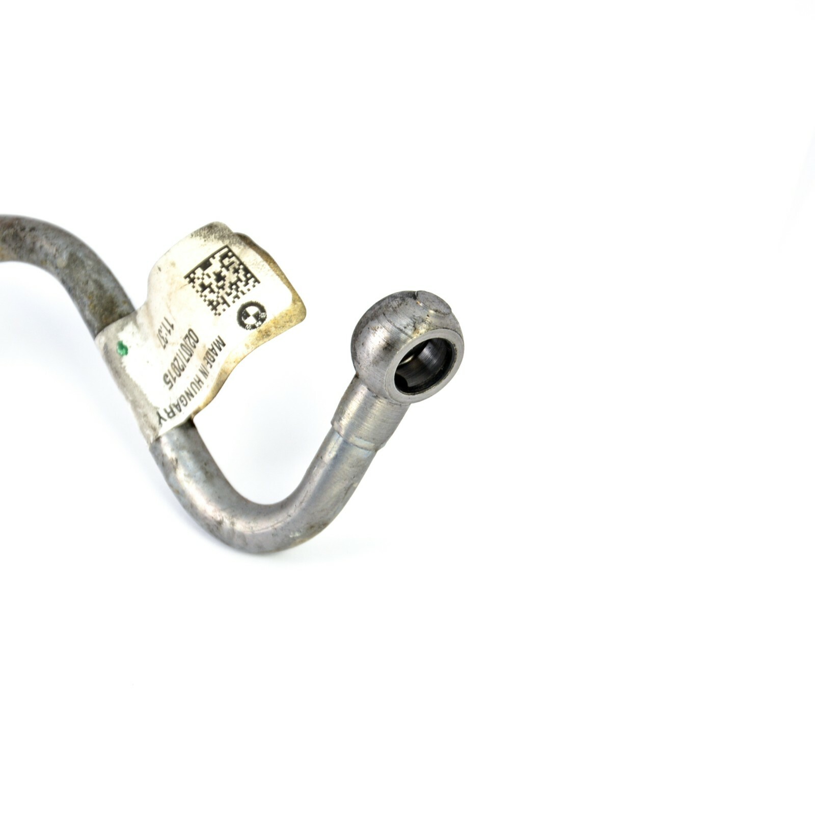 Genuine Turbocharger Oil Line Feed Pipe BMW X5 F15 F85 2013 OEM 