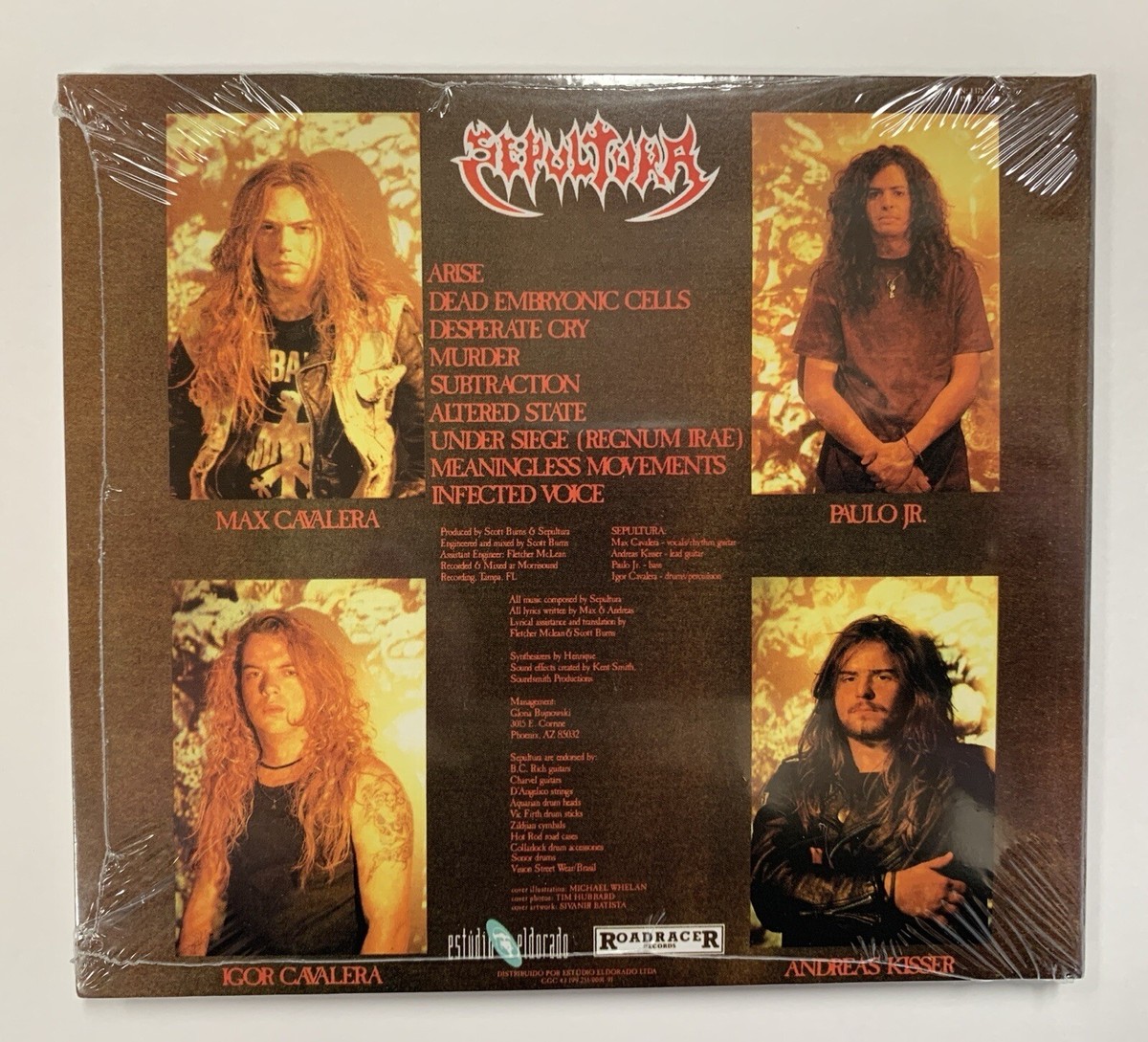 Sepultura - Arise Rough Mixes CD Limited Edition For Rock In Rio