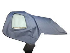Fits:Volkswagen Cabrio 2001-02 Soft Top & Heated Glass Window Haartz BLUE CANVAS