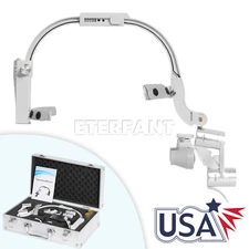 ETERFANT Dental 3.5X Headband Binocular Loupes+5W Dual LED Head Light 2Leds US