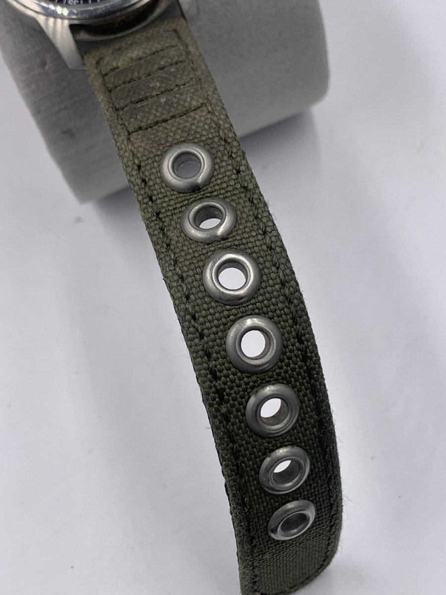 Citizen Eco-drive Military Style Field Watch E100 All Stainless