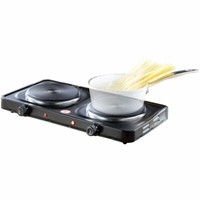Kompakte Elektrische Doppel-Kochplatte 2.000 Watt, 2X 155 Mm, 5 Stufen