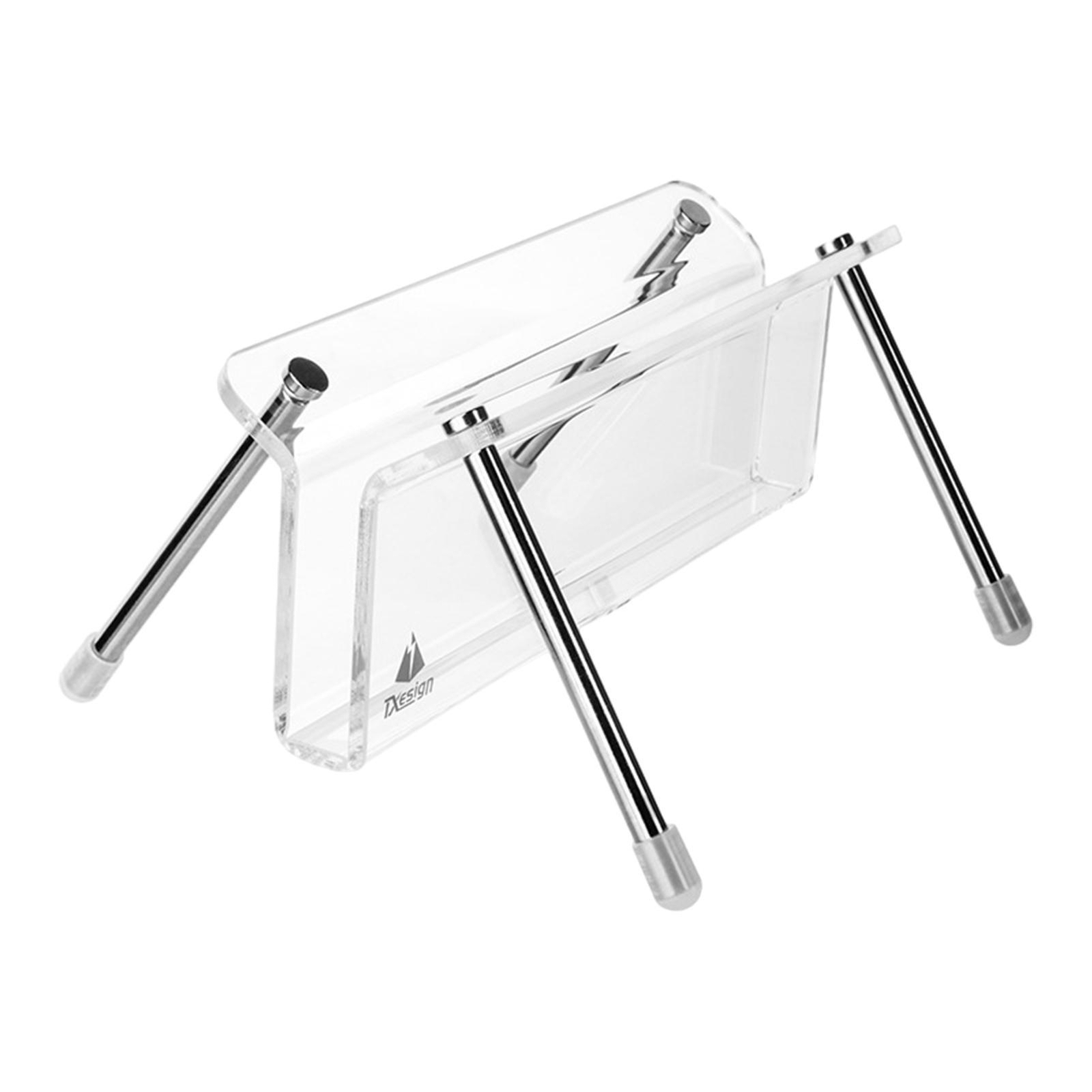 Clear Acrylic Record Player Stand for Vinyl Album Storage and Display-image