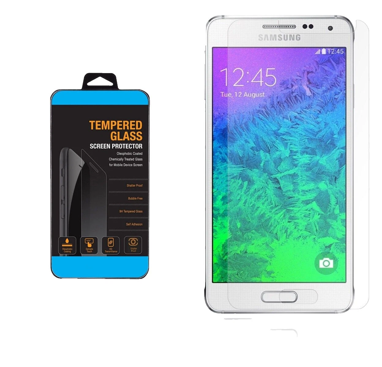 Protectores de pantalla de vidrio templado para Samsung Galaxy Alpha