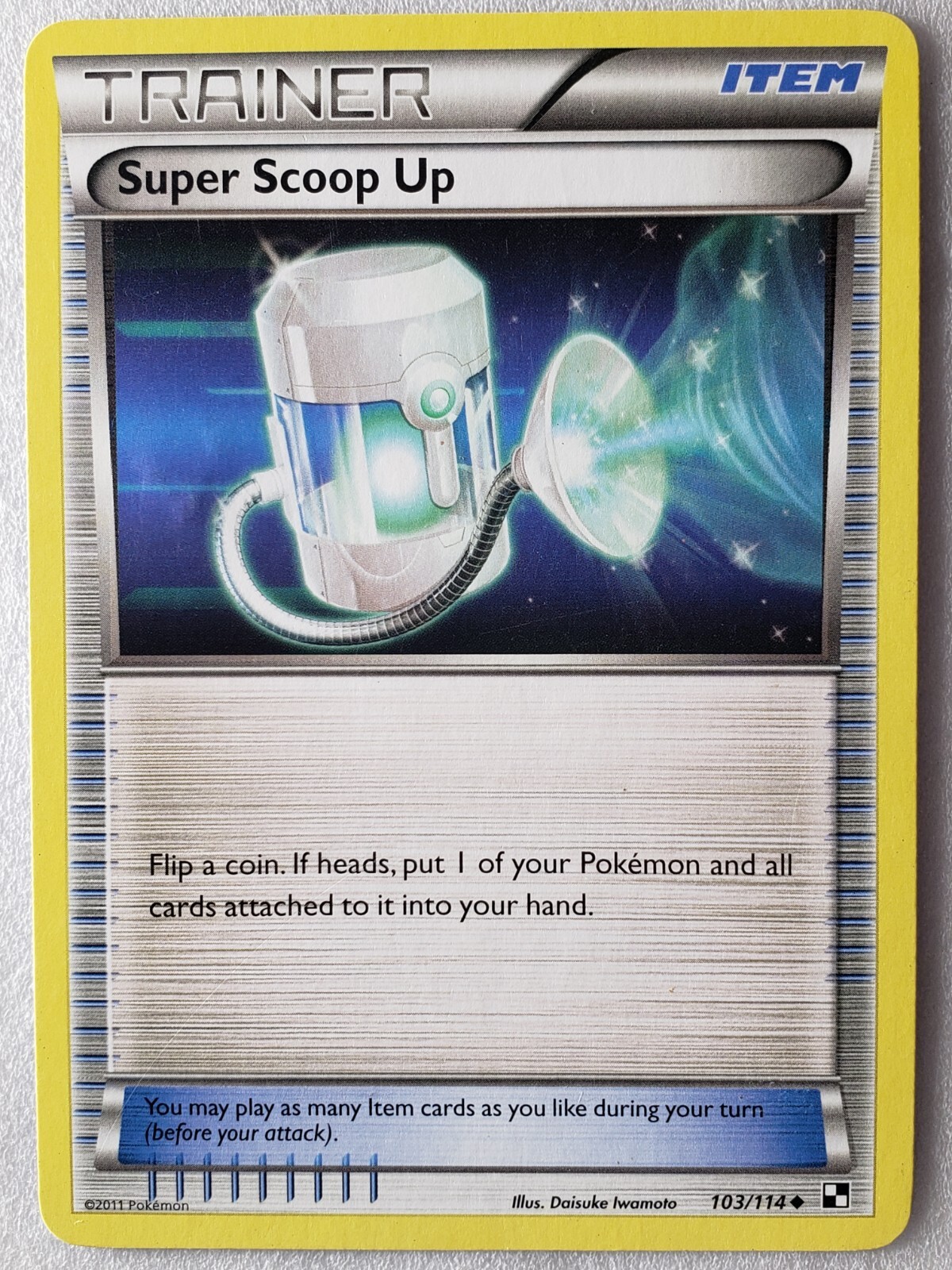 Super Scoop Up 103/114 DMG - B1G1F - Black White Pokemon Card - $2 Combined Ship