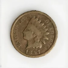 1897 - Indian Head Cent - G/VG - (One Coin)