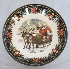 Santa's Sleigh Soup Bowl by Royal Stafford