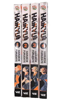Haikyuu Manga ENGLISH Set 1-4 | eBay