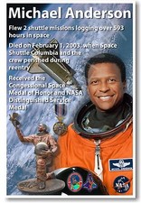 Michael Anderson - NEW NASA African American Astronaut Space Exploration POSTER