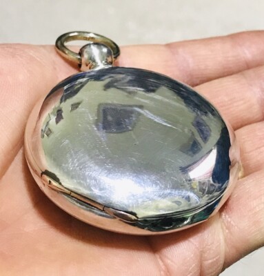 【中古】ルイ18世 八角形の銀トークン 35mm　ケース/鑑定書付き Antique 1887 Elgin 18s Coin Silver Sterling Pocket Watch Runs 172g