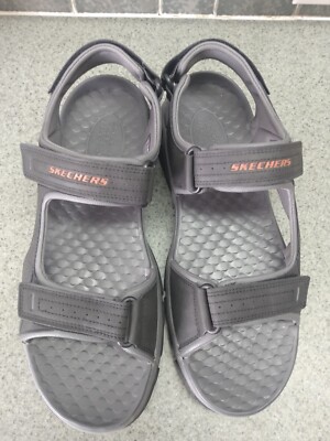 Skechers Men’s Black and Gray Strapped Sandals Amazon.com | Skechers Men main image 4