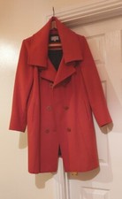 A Fabulous Orange Wool Coat Sz 18 Per Una