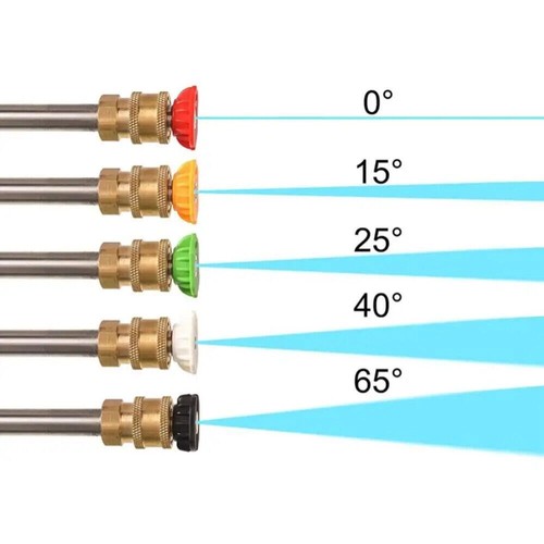 High Pressure 4000PSI Car Power Washer Gun Spray Wand Lance Nozzle and Hose Kit - Picture 15 of 17