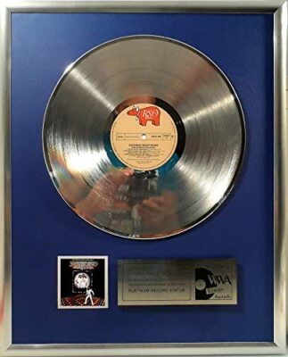Bee Gees - Saturday Night Fever Collage mit platin / goldene Schallplatte
