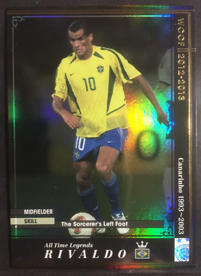2012-13 Panini WCCF Soccer King Extra Legend Rivaldo Brazil Gold