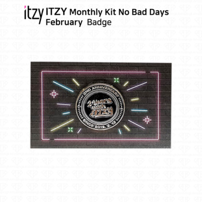 ITZY No Bad Days Monthly Kit February Official Goods Topper Card
