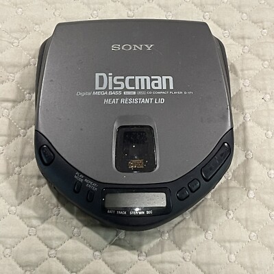 Sony Discman Portable CD Player Model D-171 Untested | eBay