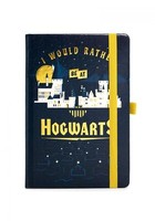 Harry Potter Abstract Magic Tagebuch A5 Notebook Notizbuch Gummiband