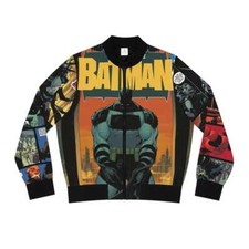 Absolute Batman Comic Book Superhero Fans Gift Vintage Style Bomber Jacket