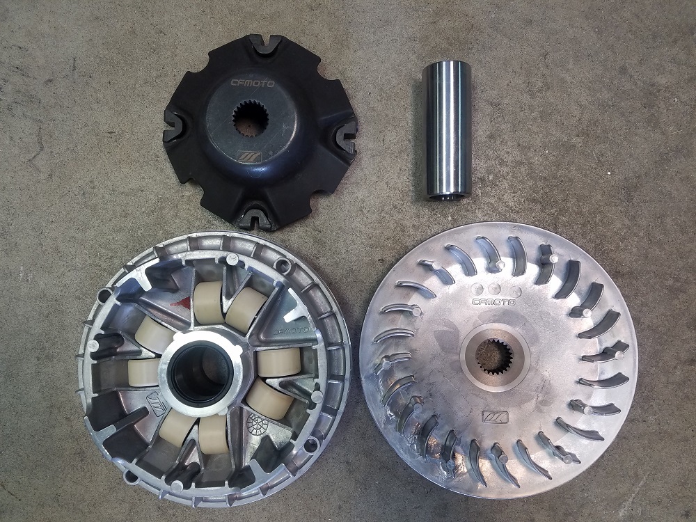 Hisun 500CC 700CC ATV UTV クワッド CVT ドライバー プライマリクラッチバリエーター ローラーアセンブリ オートバイ修理  Hisun 700cc HS700 ATV UTV プライマリクラッチ バリエーター用 ドライバー用 21300-0 CVT 互換性のあるクラッチカムプレート  CVT プライマリ ... 4個 CF プライマリークラッチバリエータープーリースライダー Cforce Zforce Z6 CF600 500/600 CF