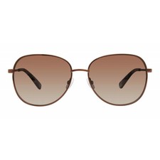 Lunettes De Soleil Banana Republic - Modèle Rectangle Surdimensionné, Marron Et Or, Occasion
