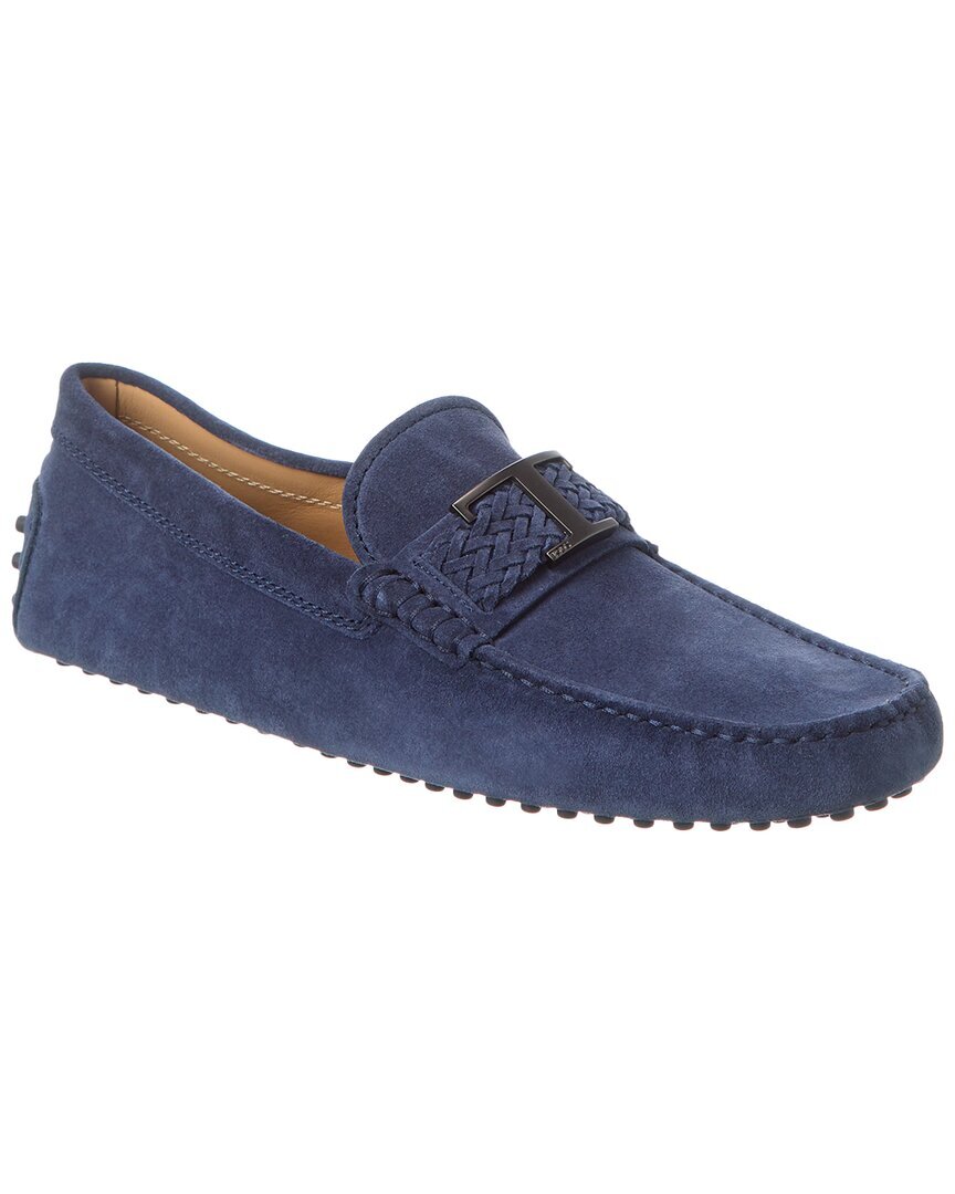 Tod S Suede Driver Мужской синий 65 57390₽