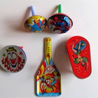 Noisemakers TIN Lot Of 5 VINTAGE Party New Years Eve Mid Century Party — photo 1