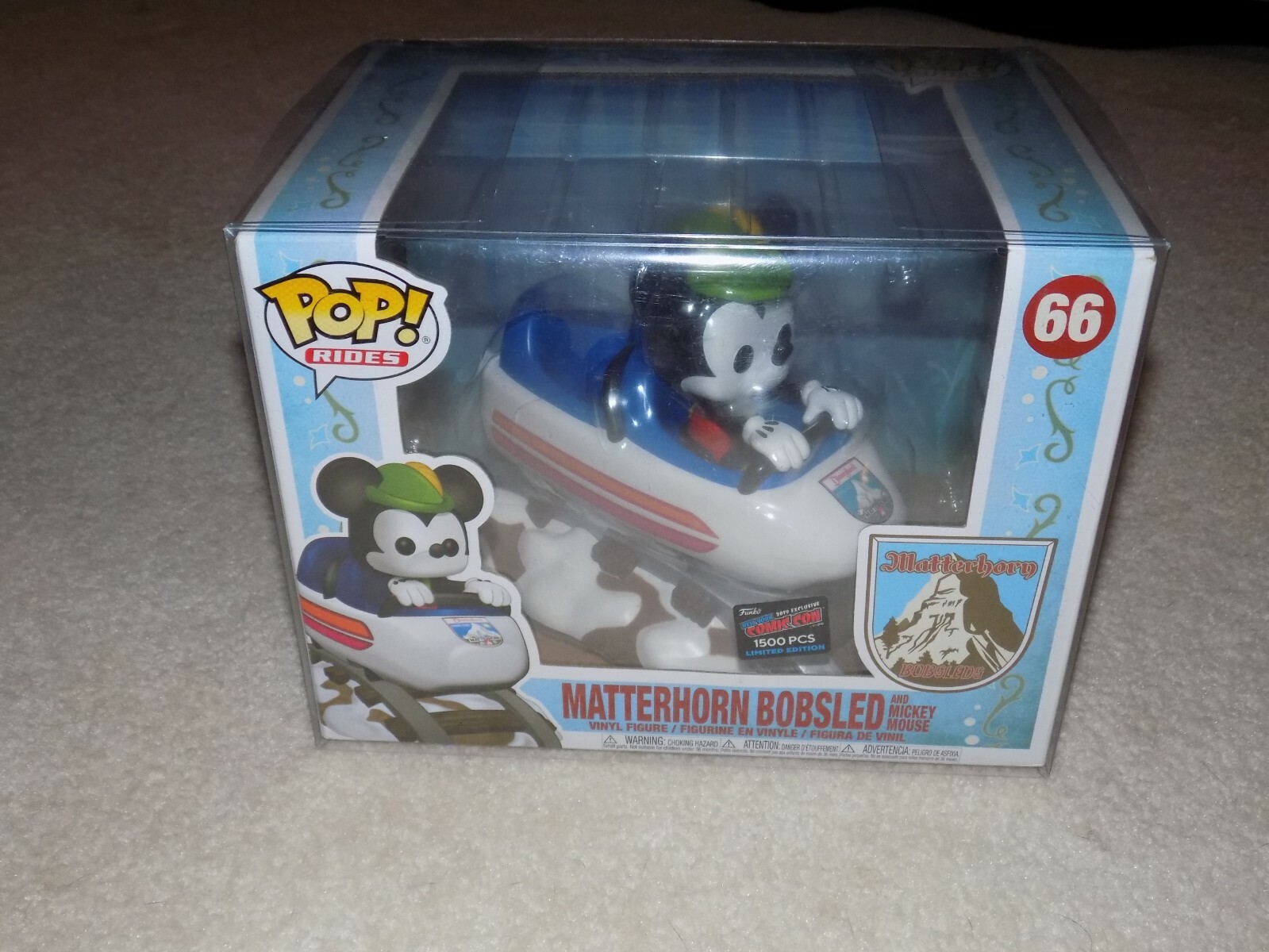 En Oferta Funko Pop Rides 66 Matterhorn Bobsled Mickey Mouse 1500 Pcs Nycc Vinyl Figure