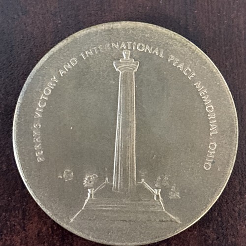 Oliver Perry Vintage Medal 52 MM Perry's Victory & International Peace Memorial - Picture 2 of 2