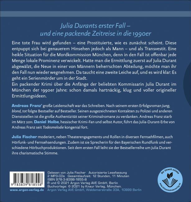 Thumbnail - Julia Durant. Die Junge Jägerin Andreas Franz - Hörbuch