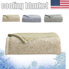 Cooling Blanket for Hot Sleepers Lightweight Throw Japanese Q-Max 0.4 Arc-Chill