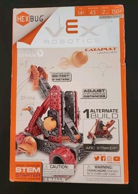 Robotics STEM Catapult Launcher Starter Hex Bug VEX