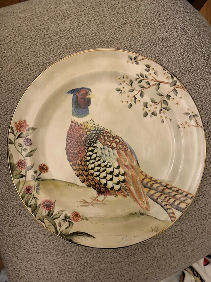 Plato Pottery Barn Acción de Gracias Disney Set 4 Pavo Fiesta Regalo Vacaciones Mamá, Foto 3 de 4