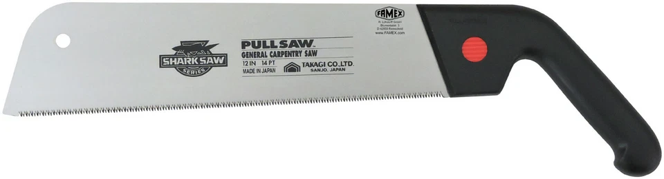 FAMEX 5505 Zimmermannsäge Japan Präzisions Zugsäge Japansäge 300mm - 14 Zähne