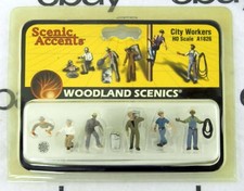 HO Scale City Workers Figures - Woodland Scenics Scenic Accents A1826
