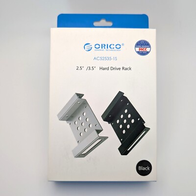 Orico 2.5'' / 3.5'' Hard Drive Rack, Black - NEW