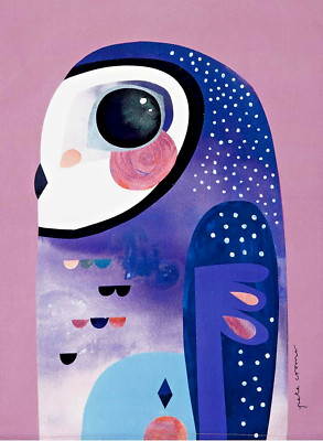 Maxwell & Williams Pete Cromer Vogel Eule Geschirrtuch Trockentuch 50x70