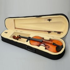16" Viola Beginner Set Brown Wood w/Case Bow Rosin Full Accessories