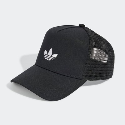 adidas Baseball Cap CURVED TRUCKER Originals Kappe Mütze schwarz Mesh Unisex NEU
