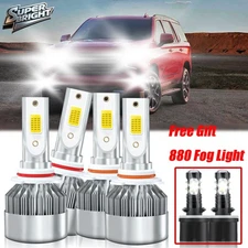 For Chevrolet Tahoe 2000-2006 Combo LED Headlight High Low Beam+Fog Light Bulbs